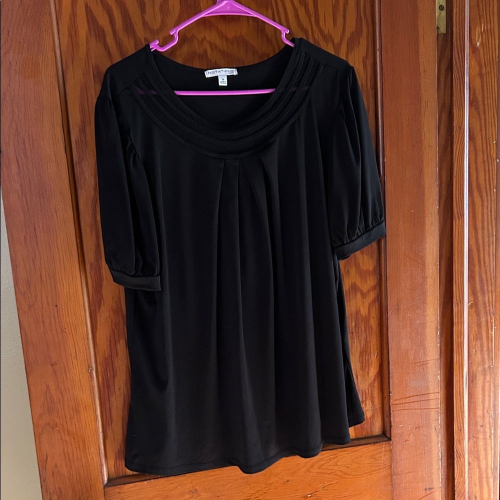 Notations Woman Black Women's Blouse